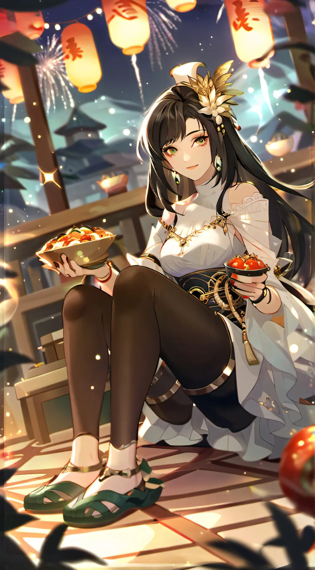 ai character: Luna background