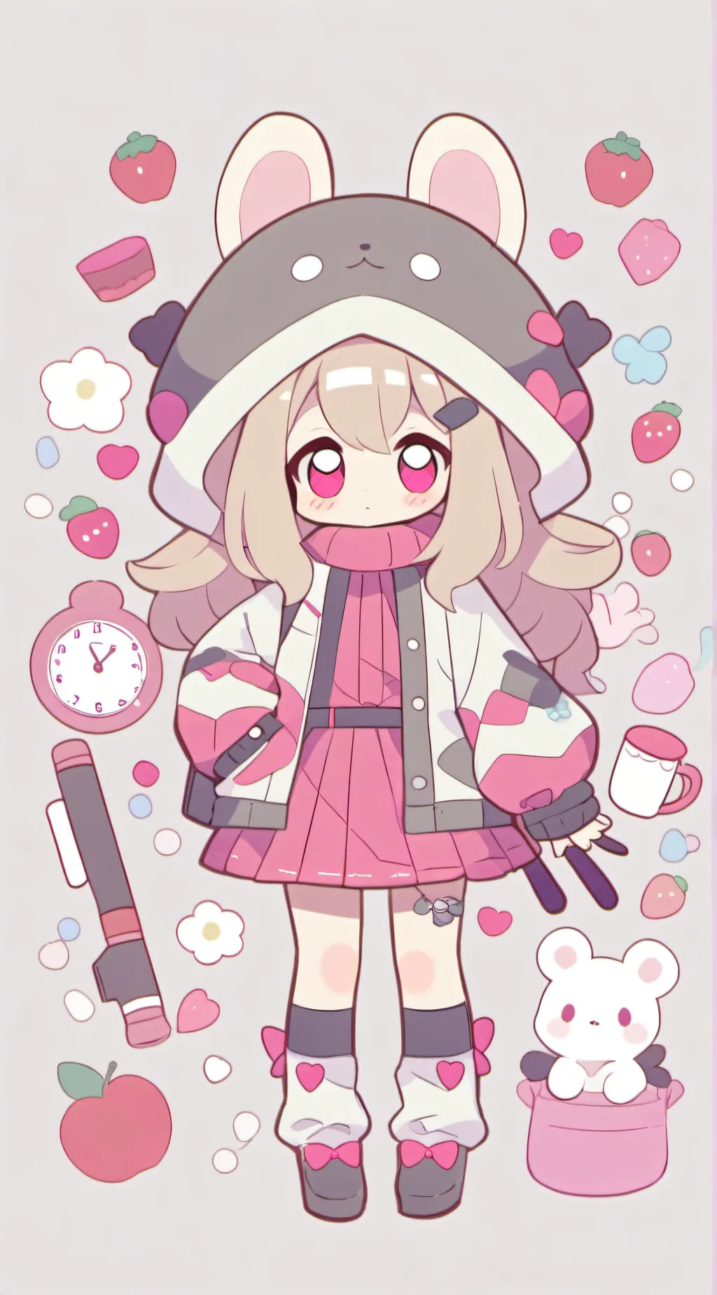 ai character: Mha!!! background