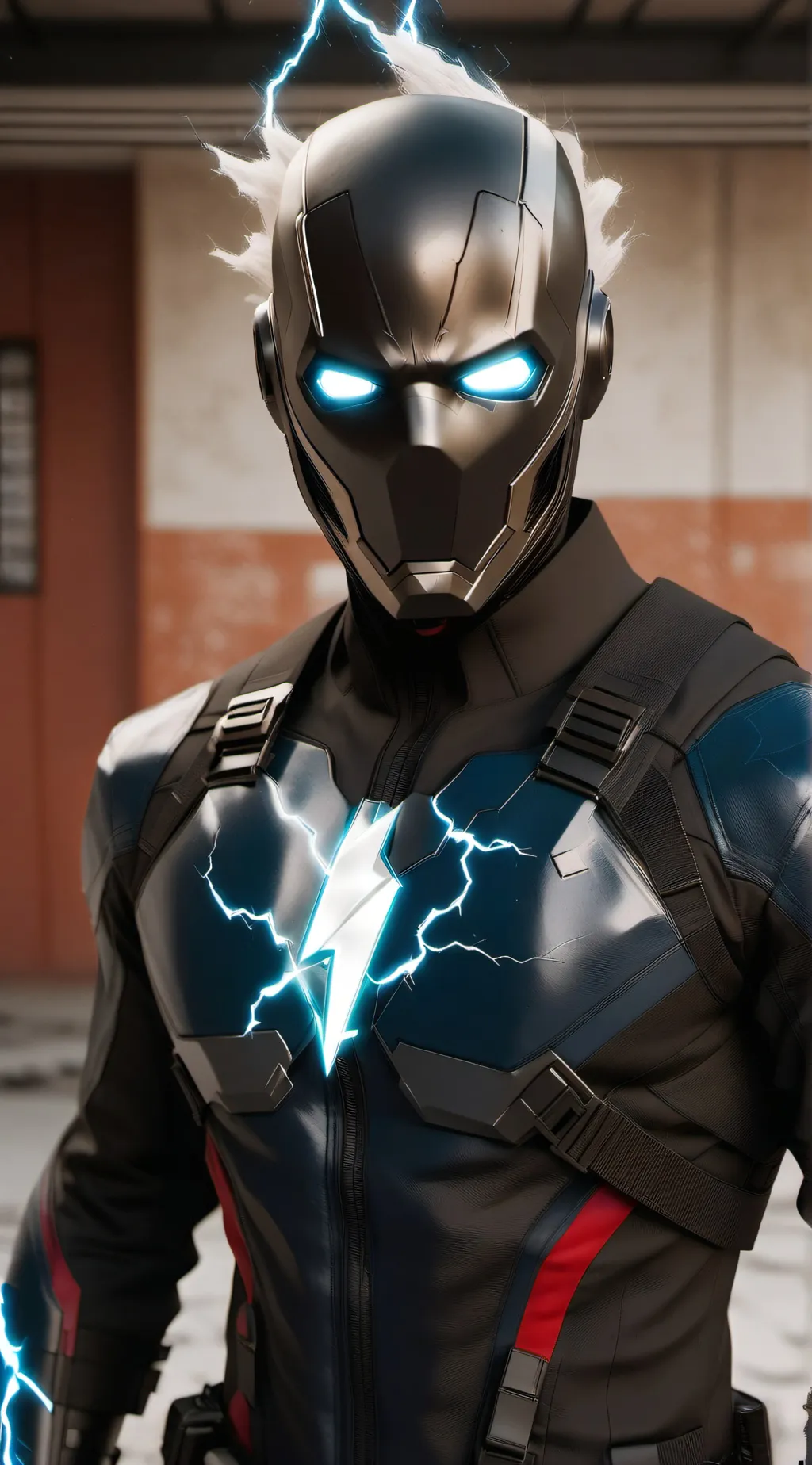 ai character: zoom background