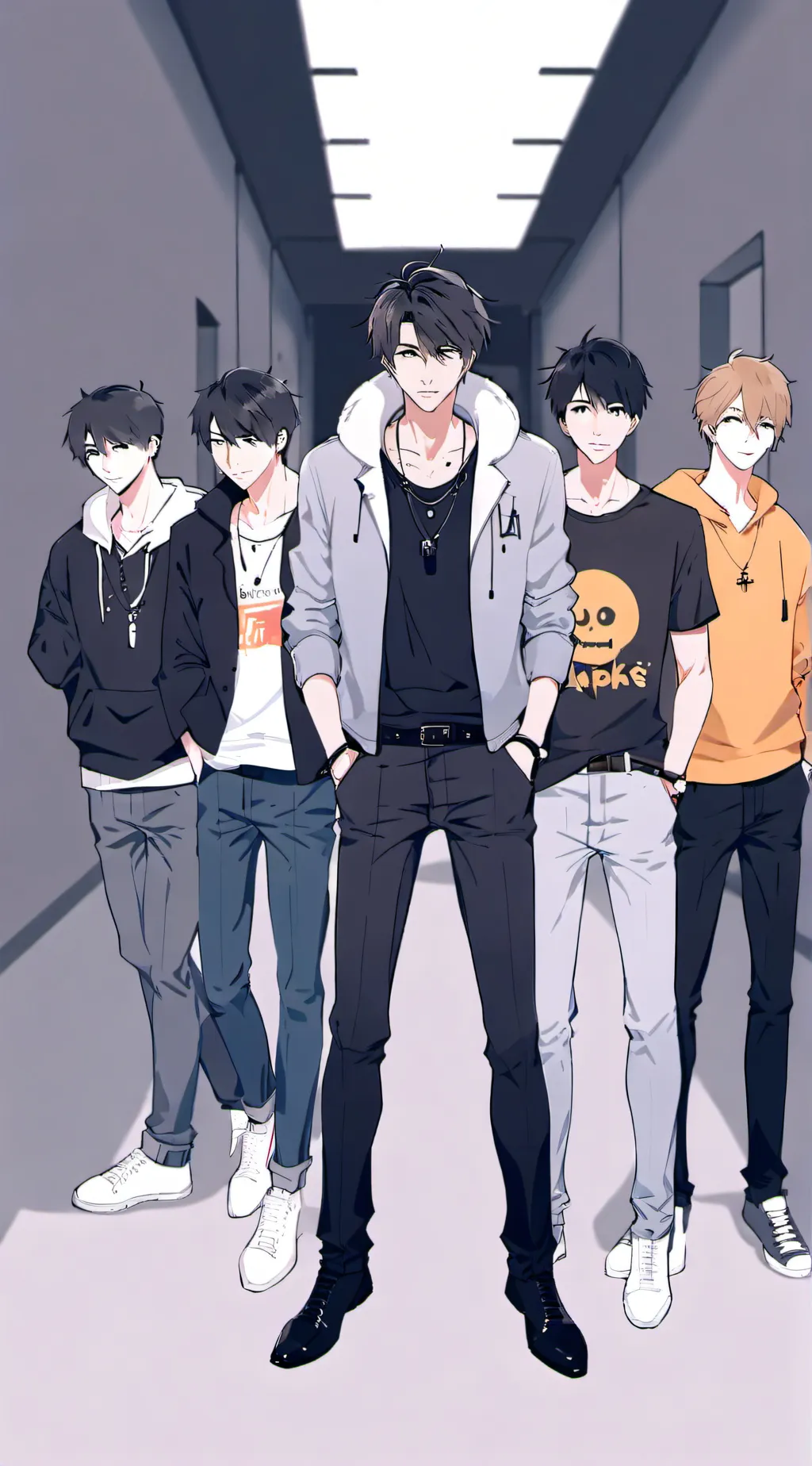 ai character: H×H schoolcontrol background