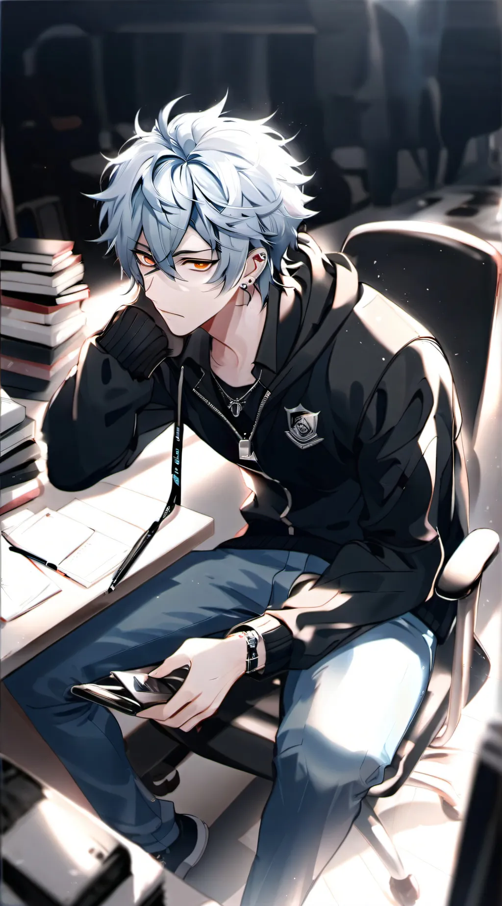 ai character: harry background