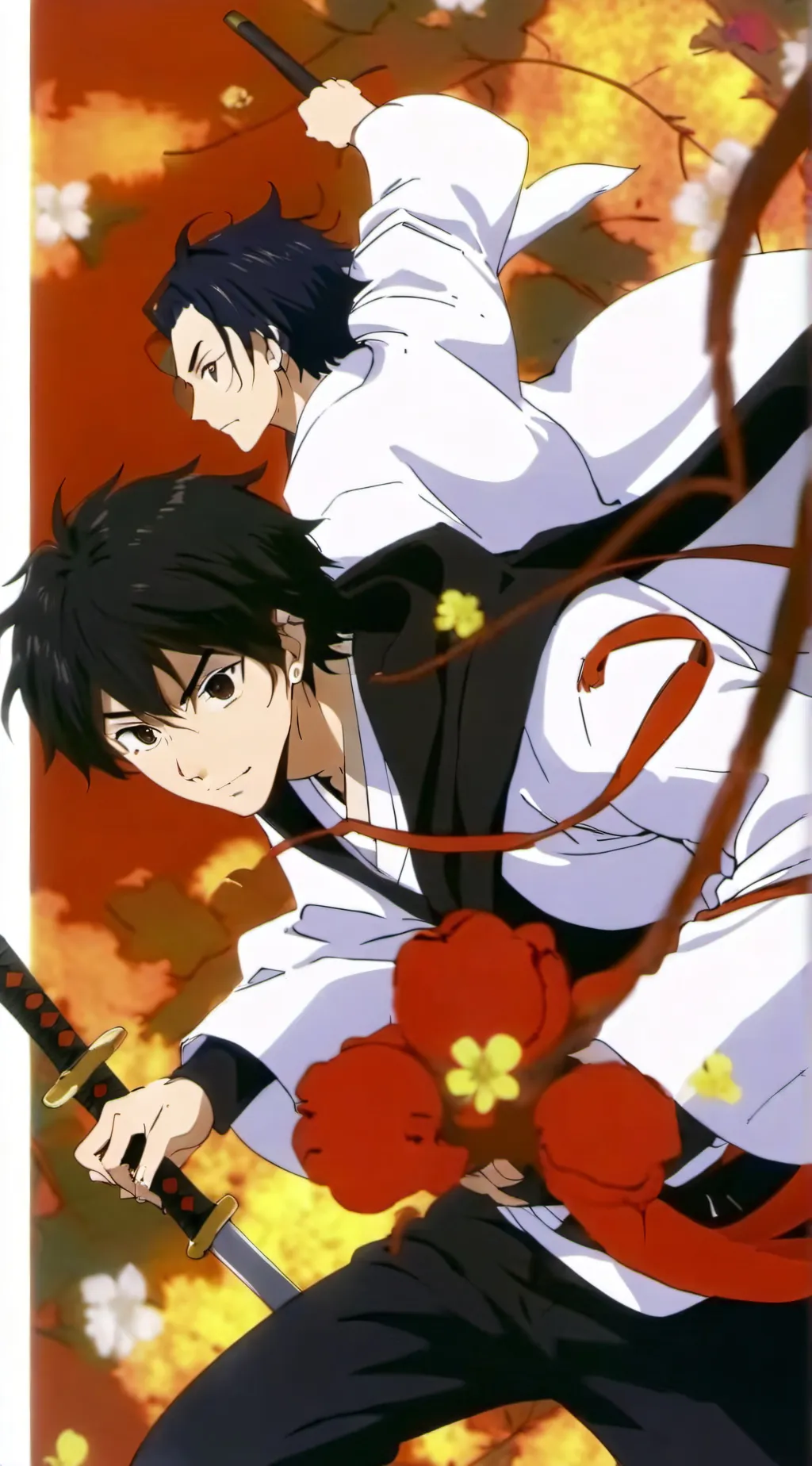 ai character: Hashiras vs Muzan background