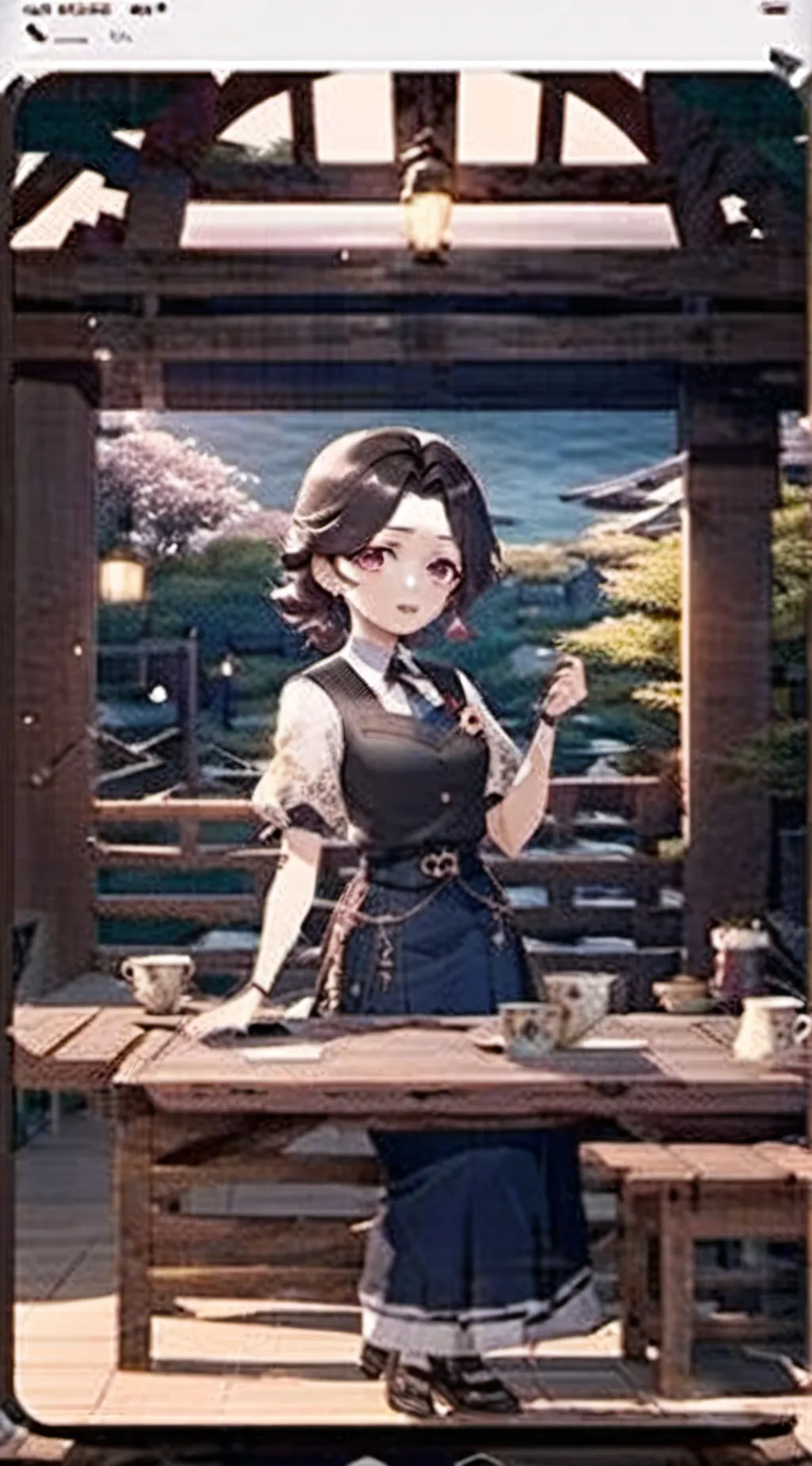 ai character: lady tamayo sister background