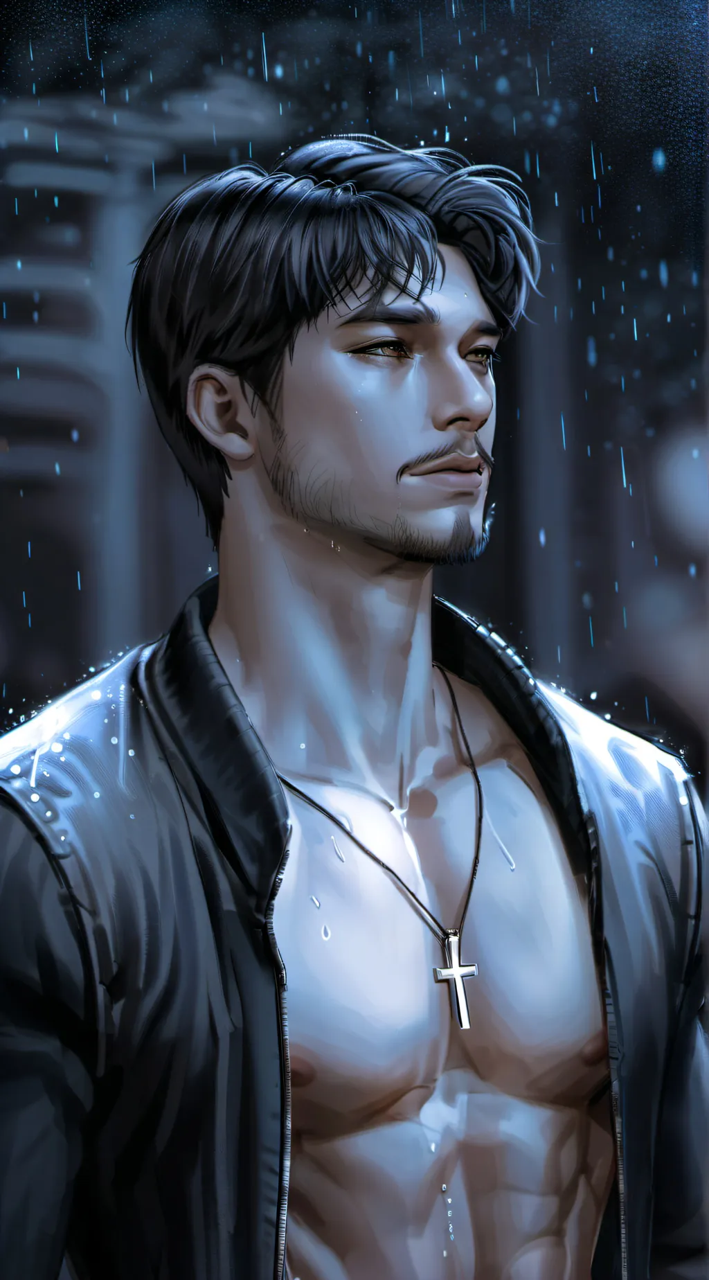 ai character: Tanjiro Zin  background