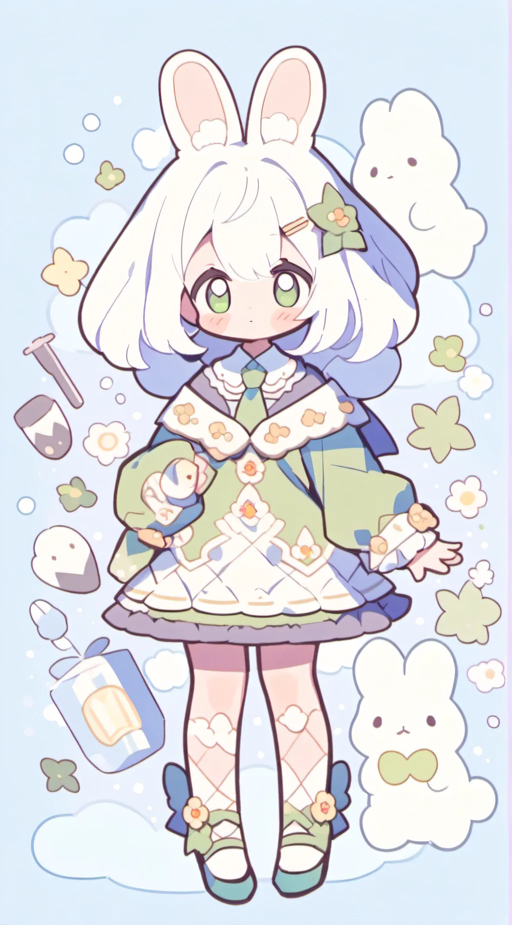 ai character: Hoppy background