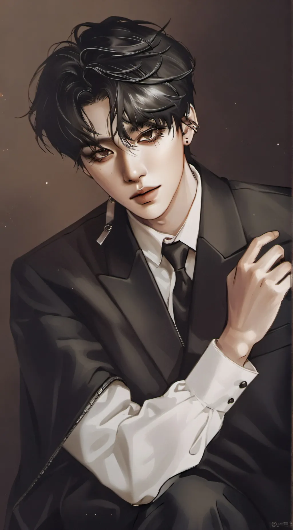 ai character: hyunjin  background