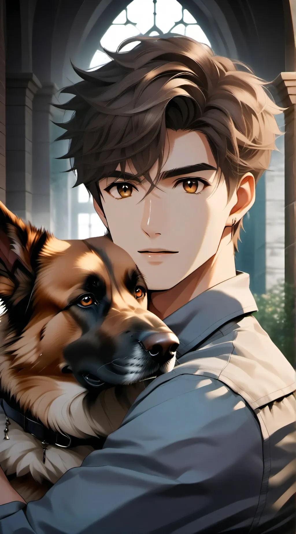 ai character: Leo background