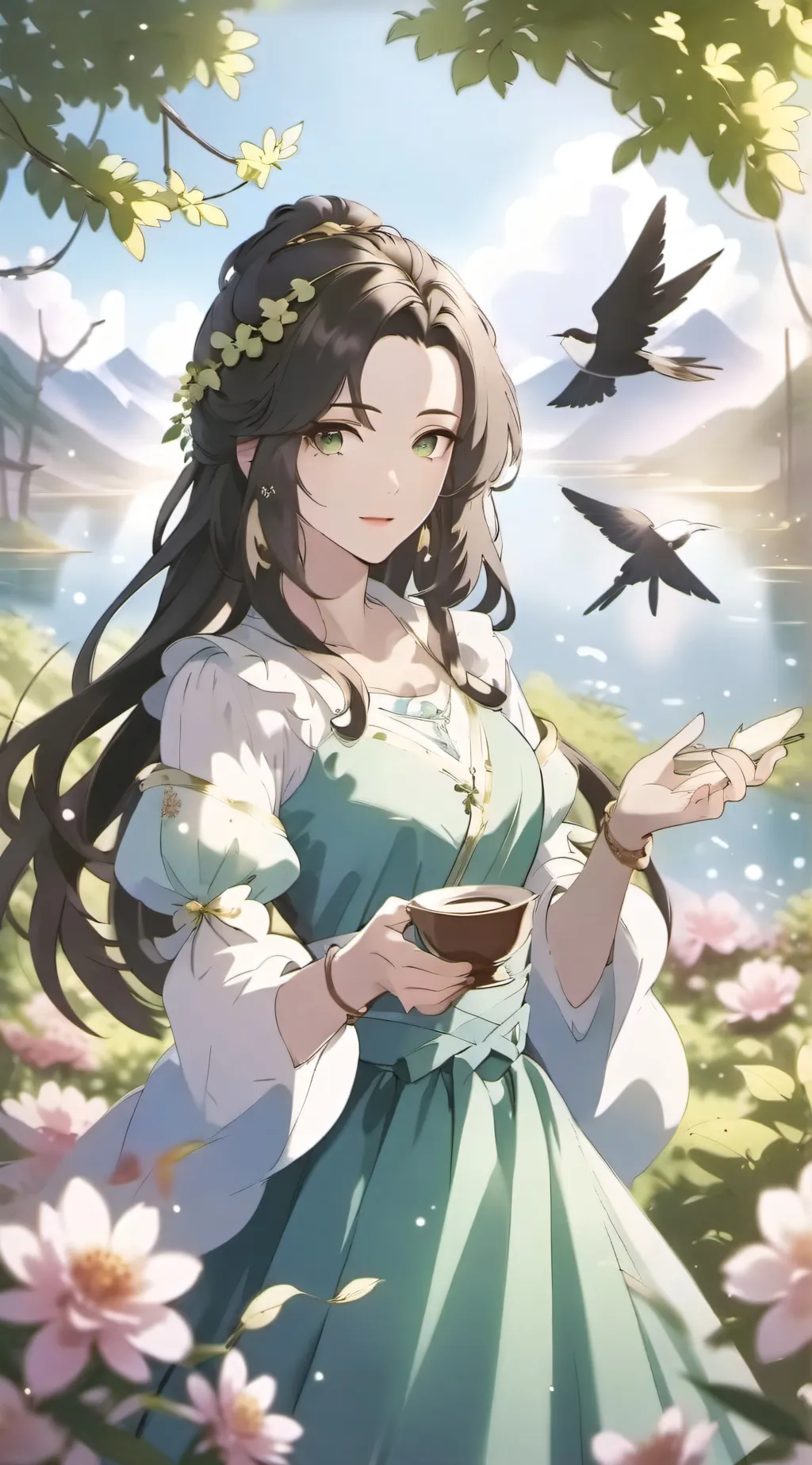 ai character: Laura  background