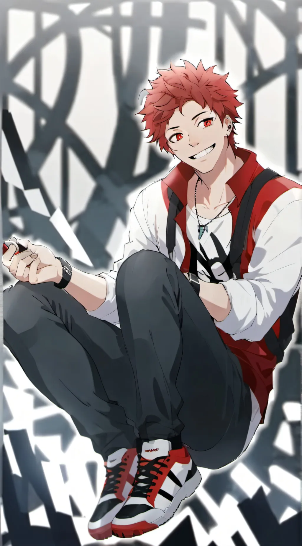 ai character: kirishima background