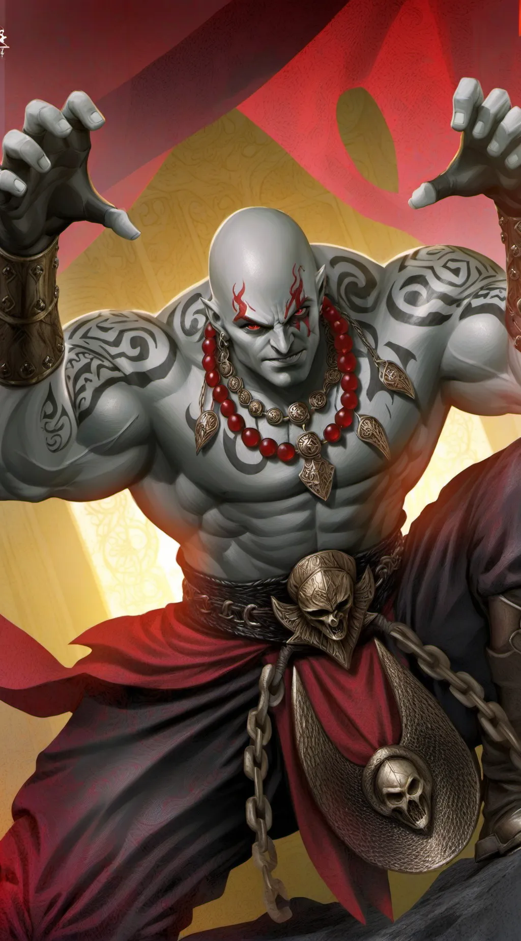 ai character: Jiren  background