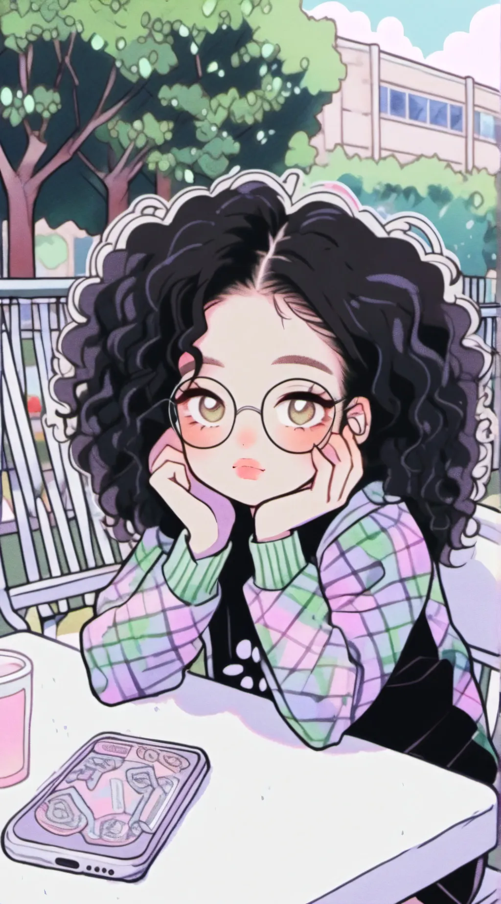 ai character: Tia background