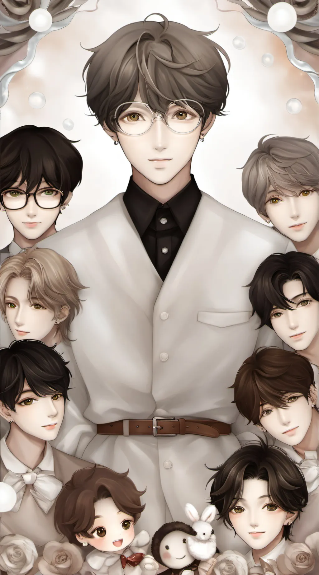 ai character: SKZ (with woojin🥲) background