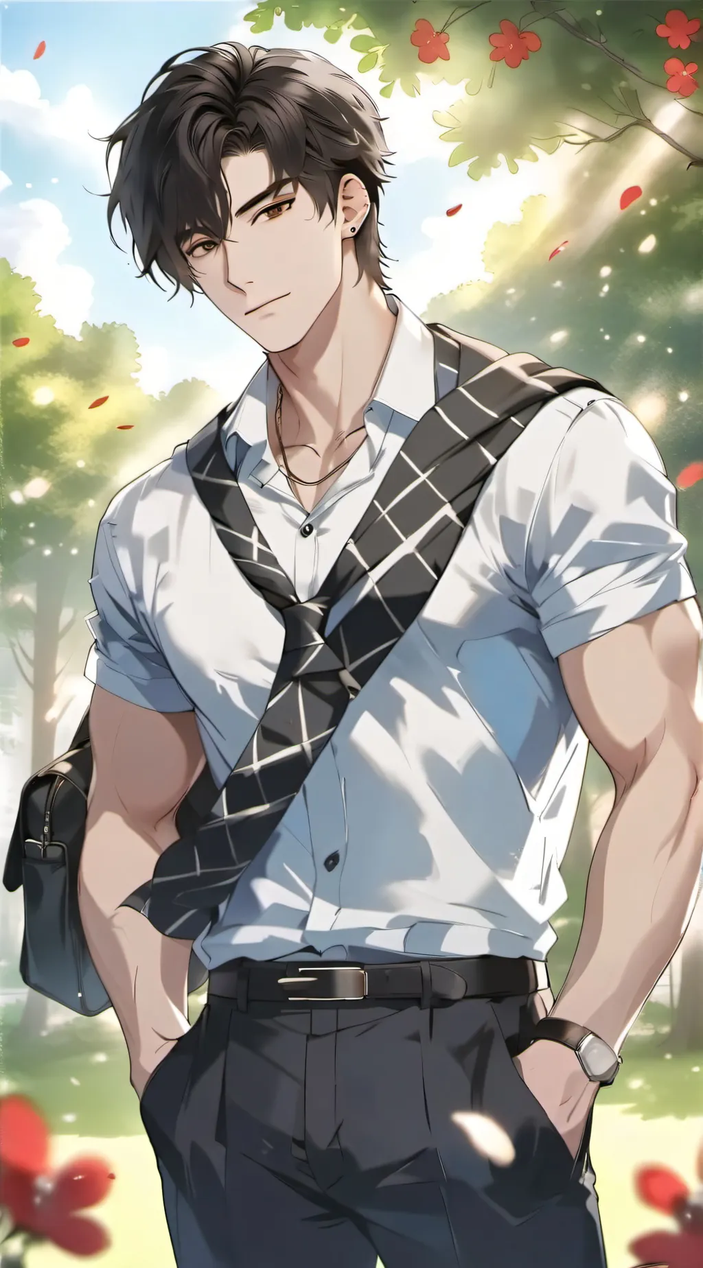 ai character: Ash background