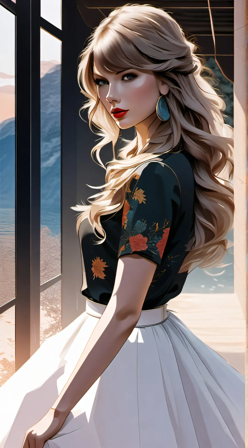 ai character: Taylor swift background