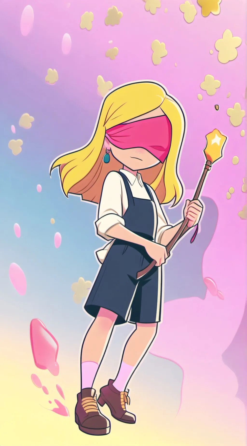 ai character: No eyes Kittygamer background