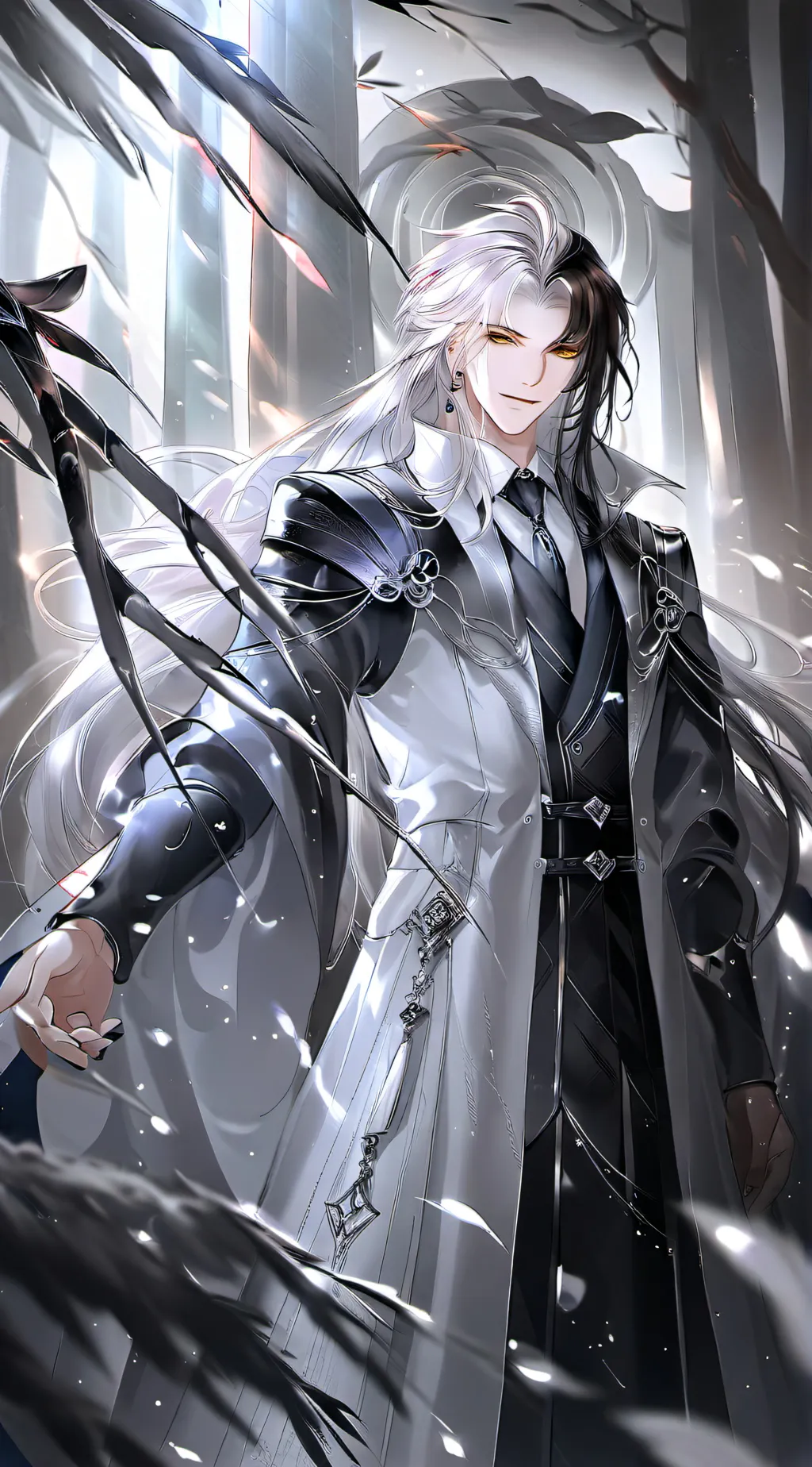 ai character: Angel  background