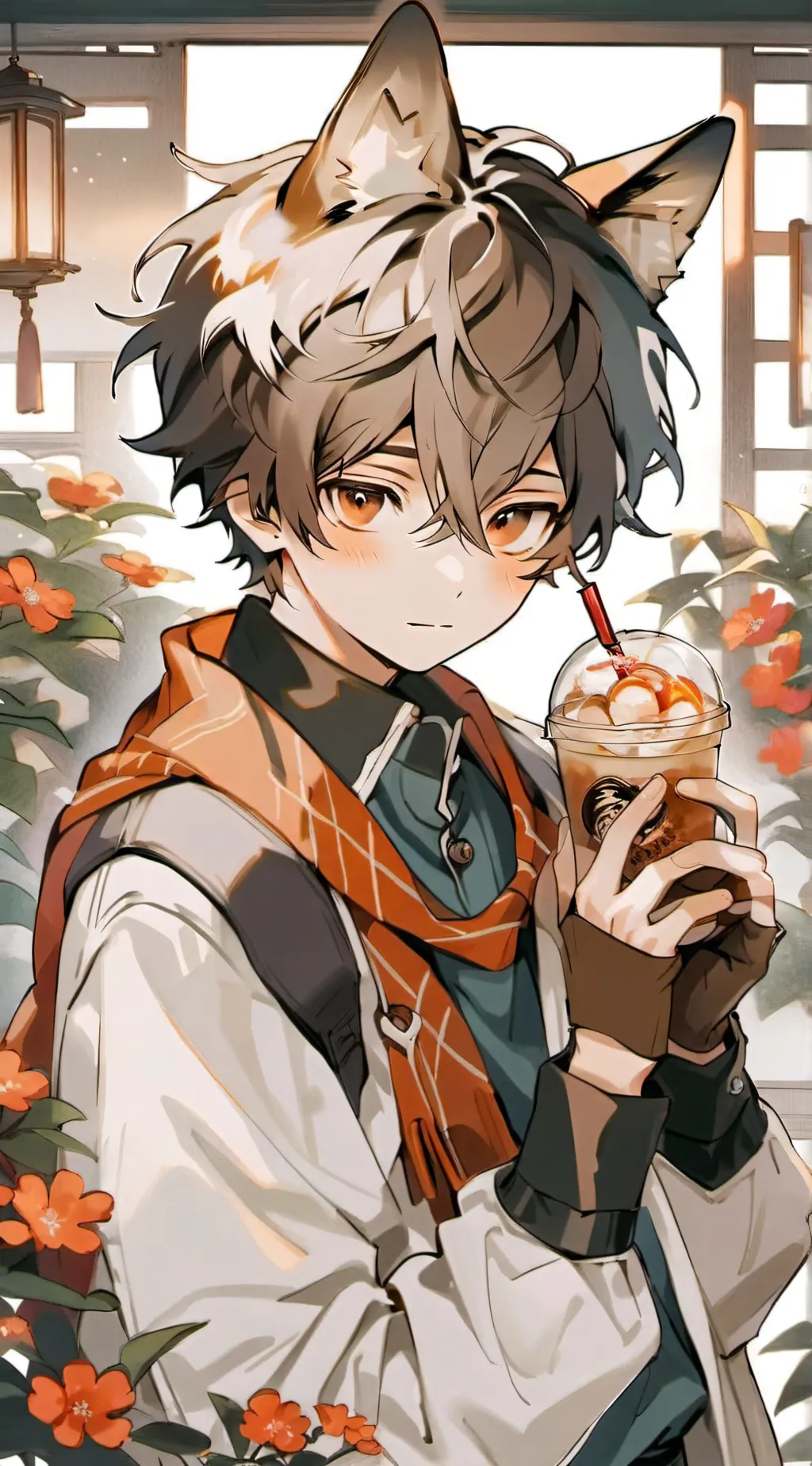 ai character: Simon  background