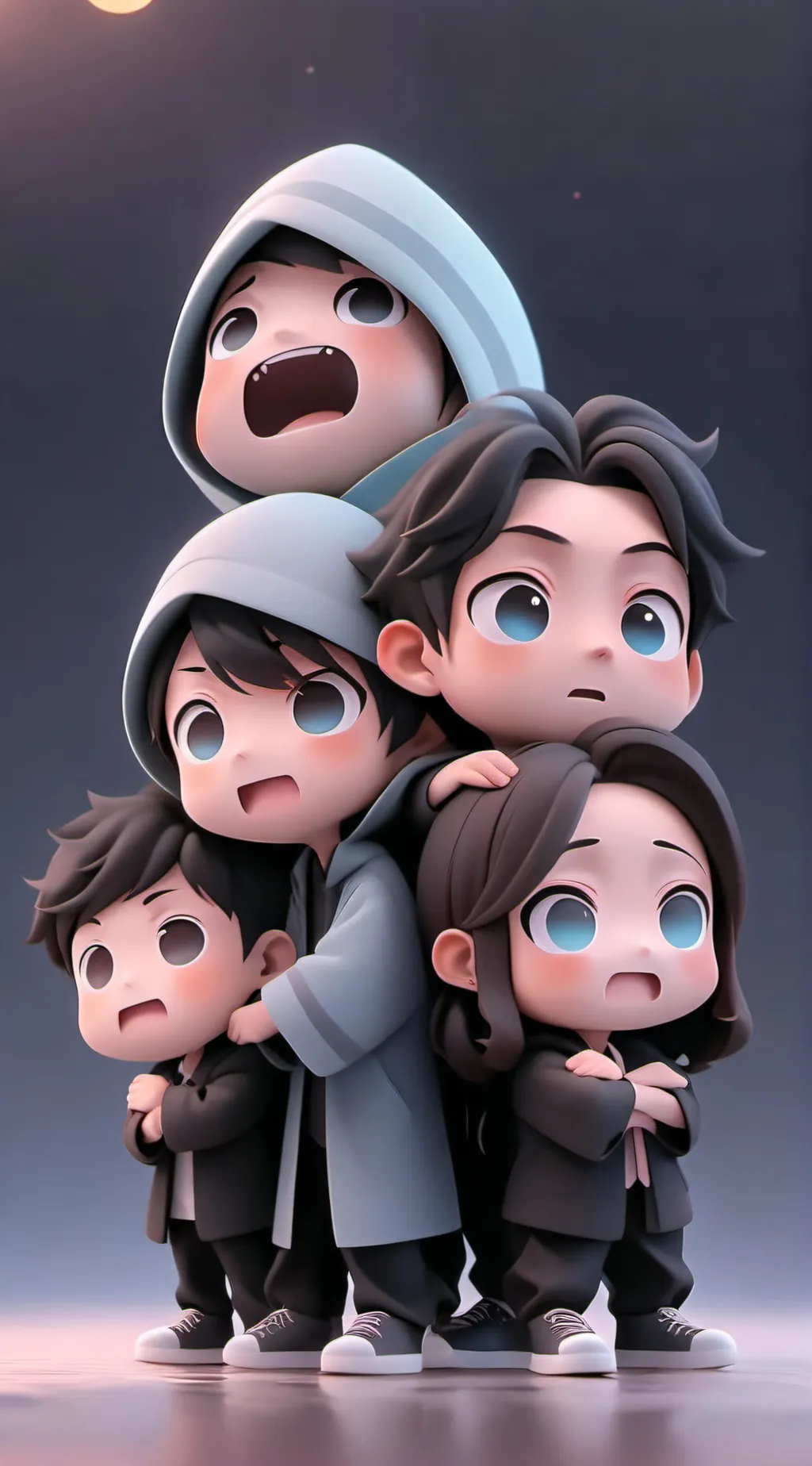 ai character: survival background