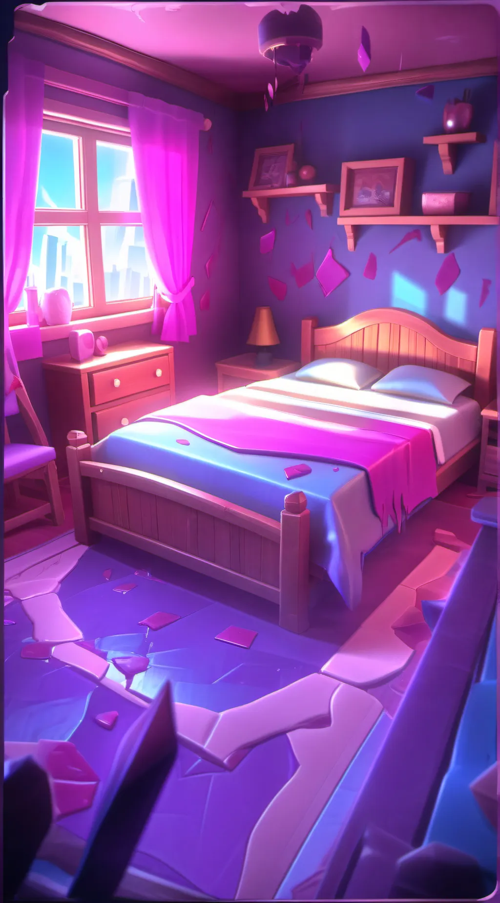 ai character: murder mystery background