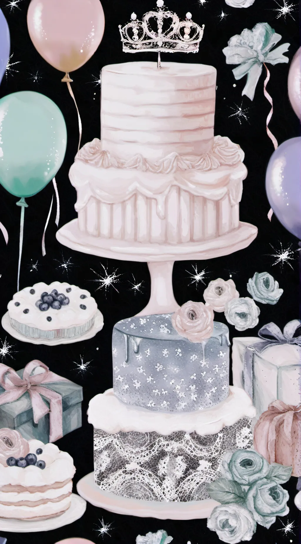 ai character: Happybday talkie!  background