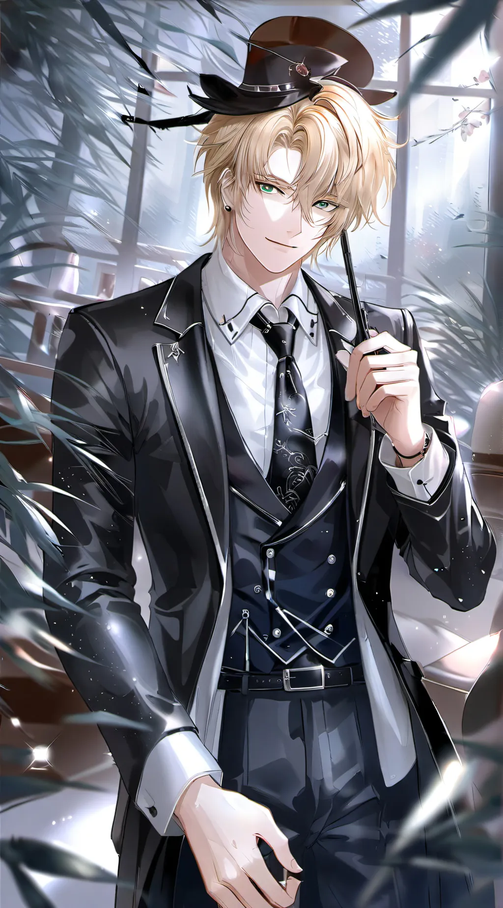 ai character: Damien background