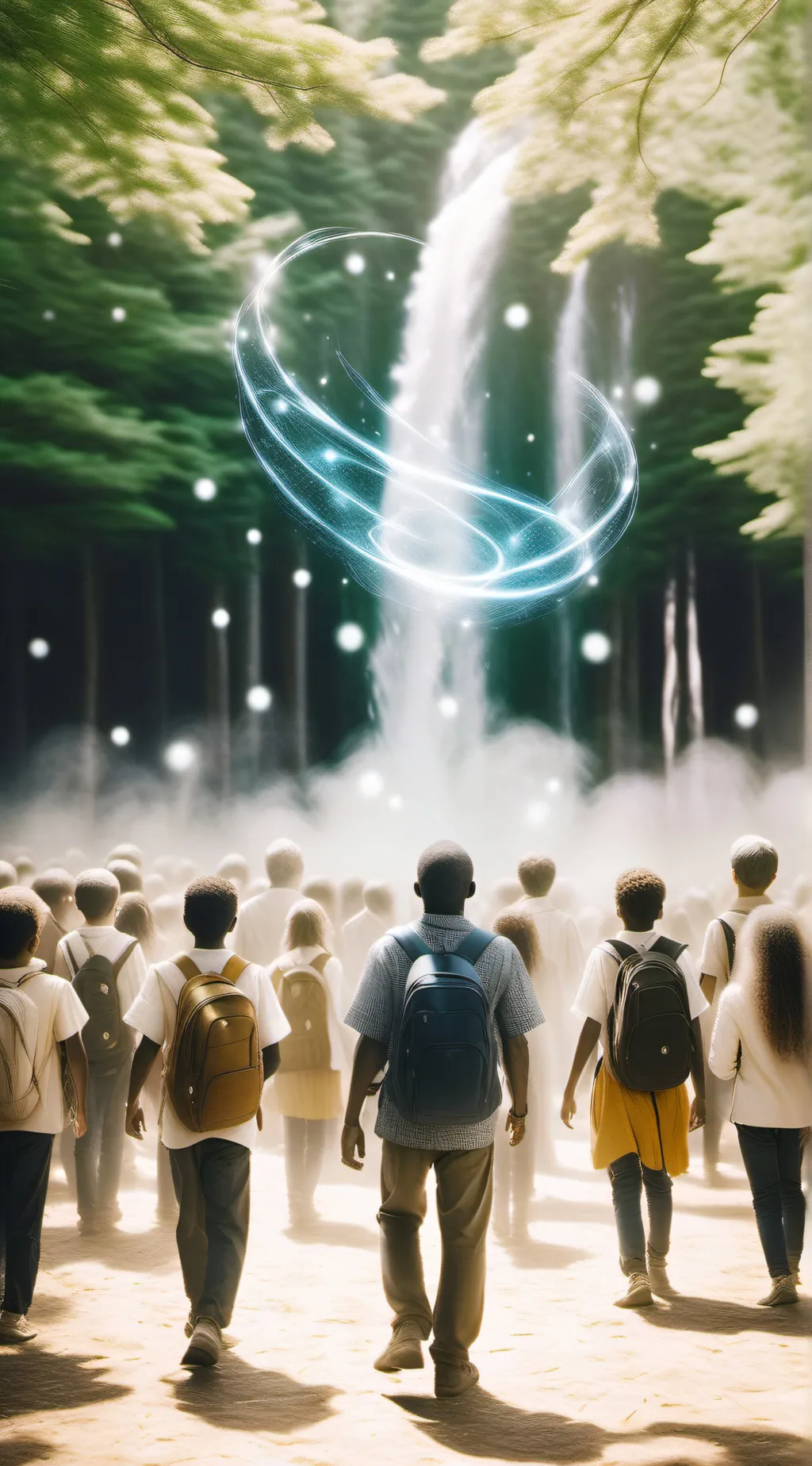 ai character: School Of Magic background