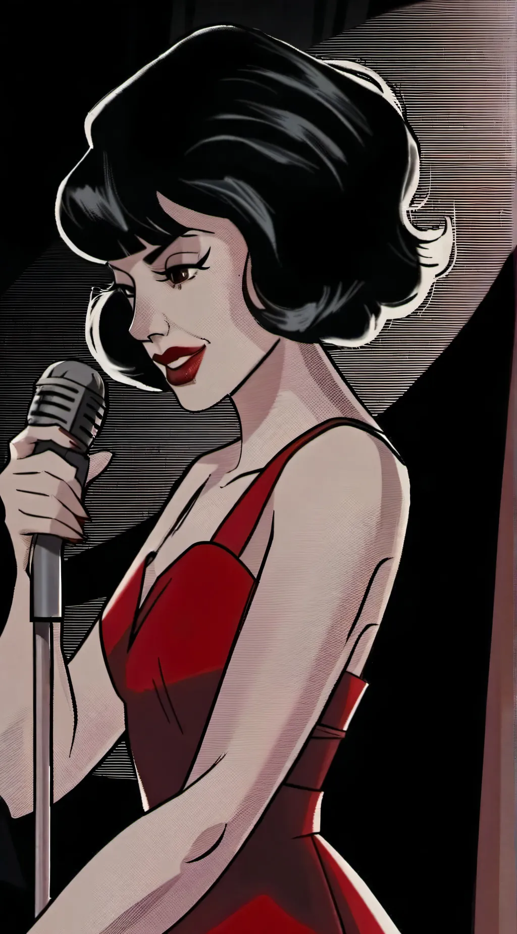 ai character: magnolia  background