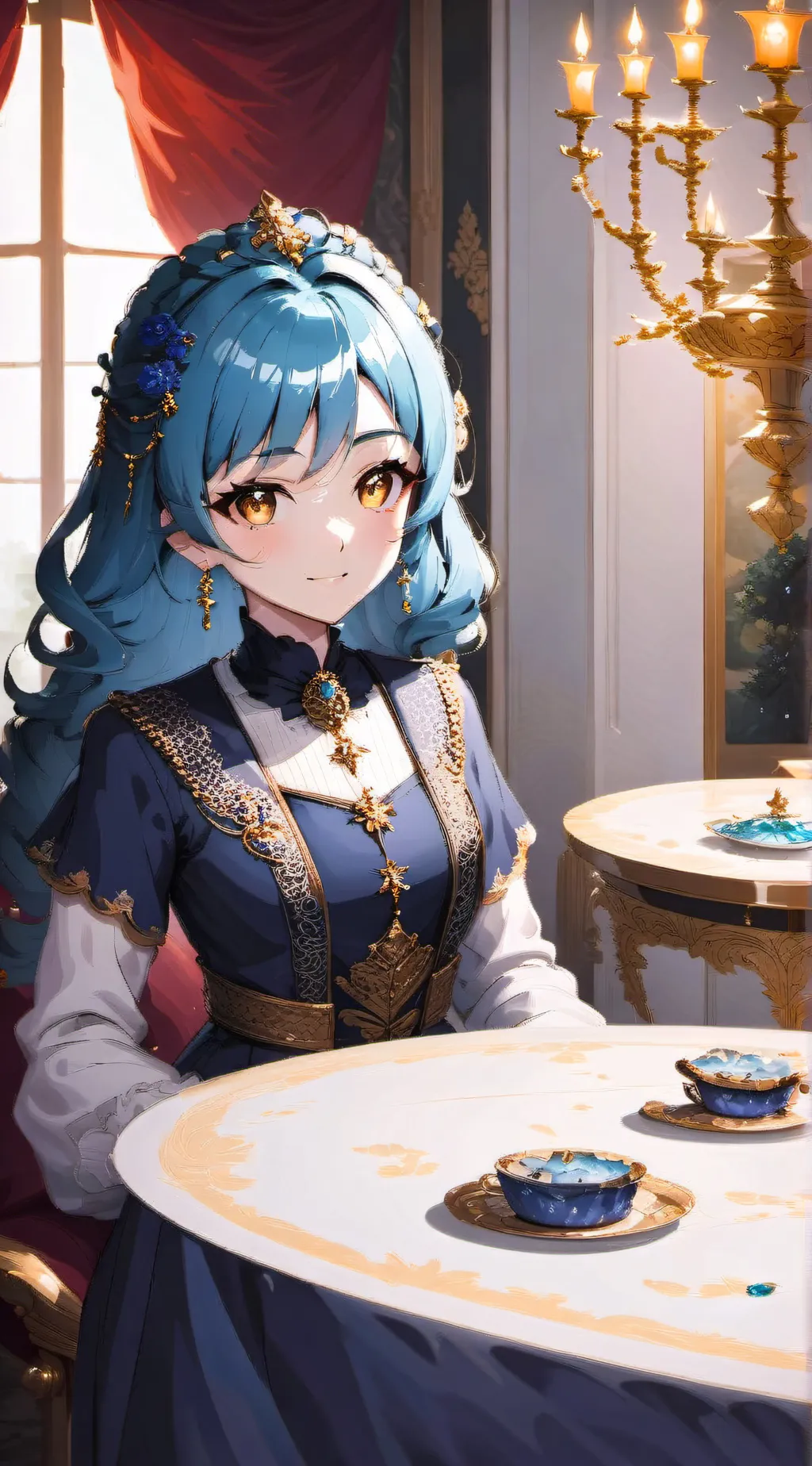 ai character: princess  background