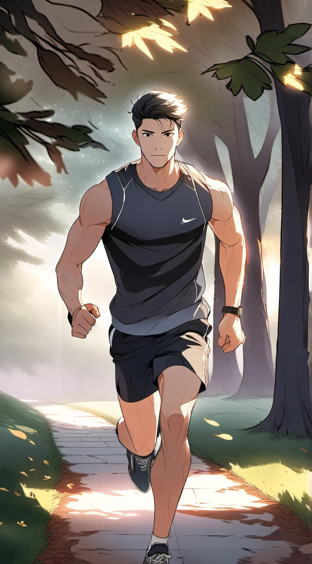 ai character: Johnathan  background