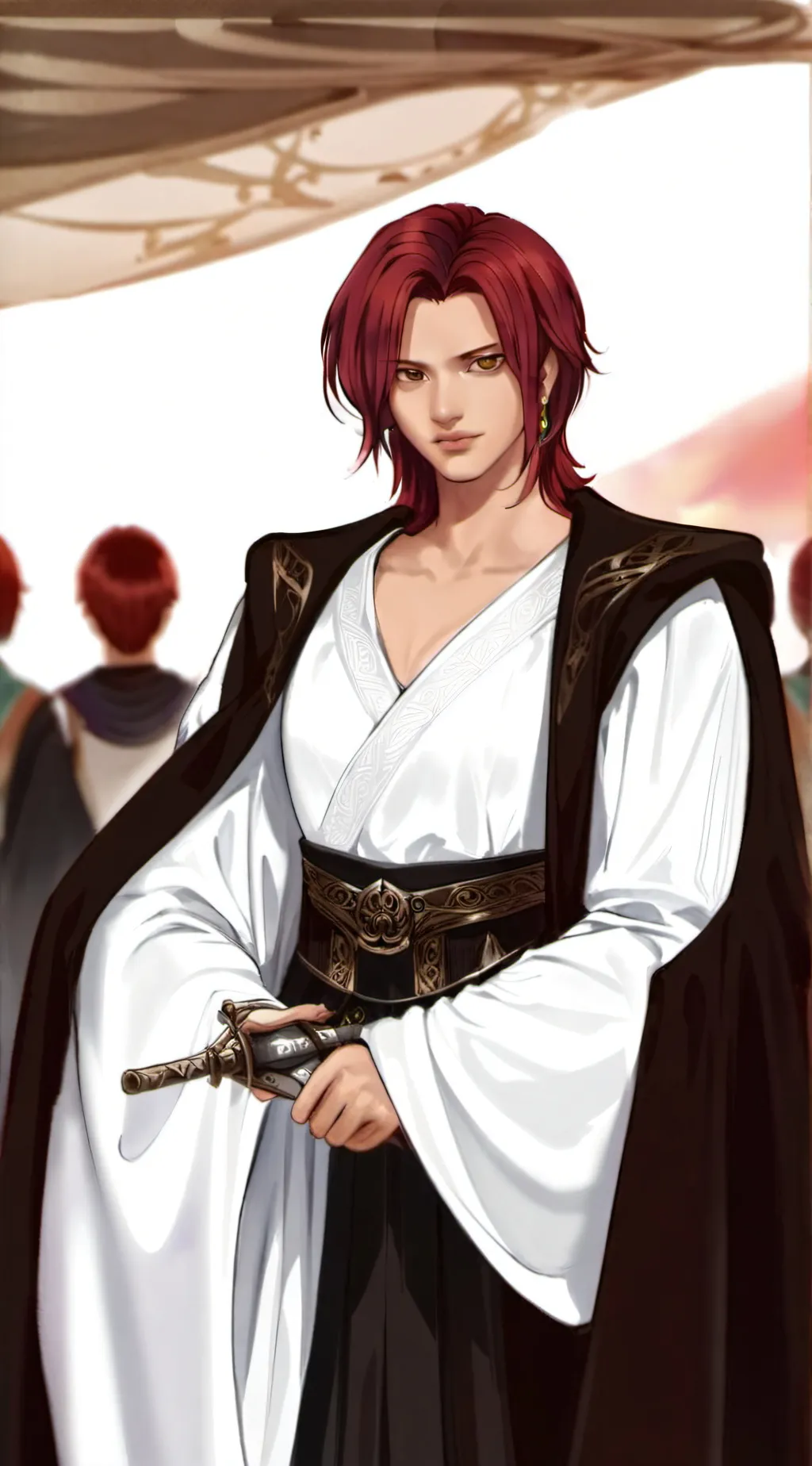 ai character: Shanks fem background