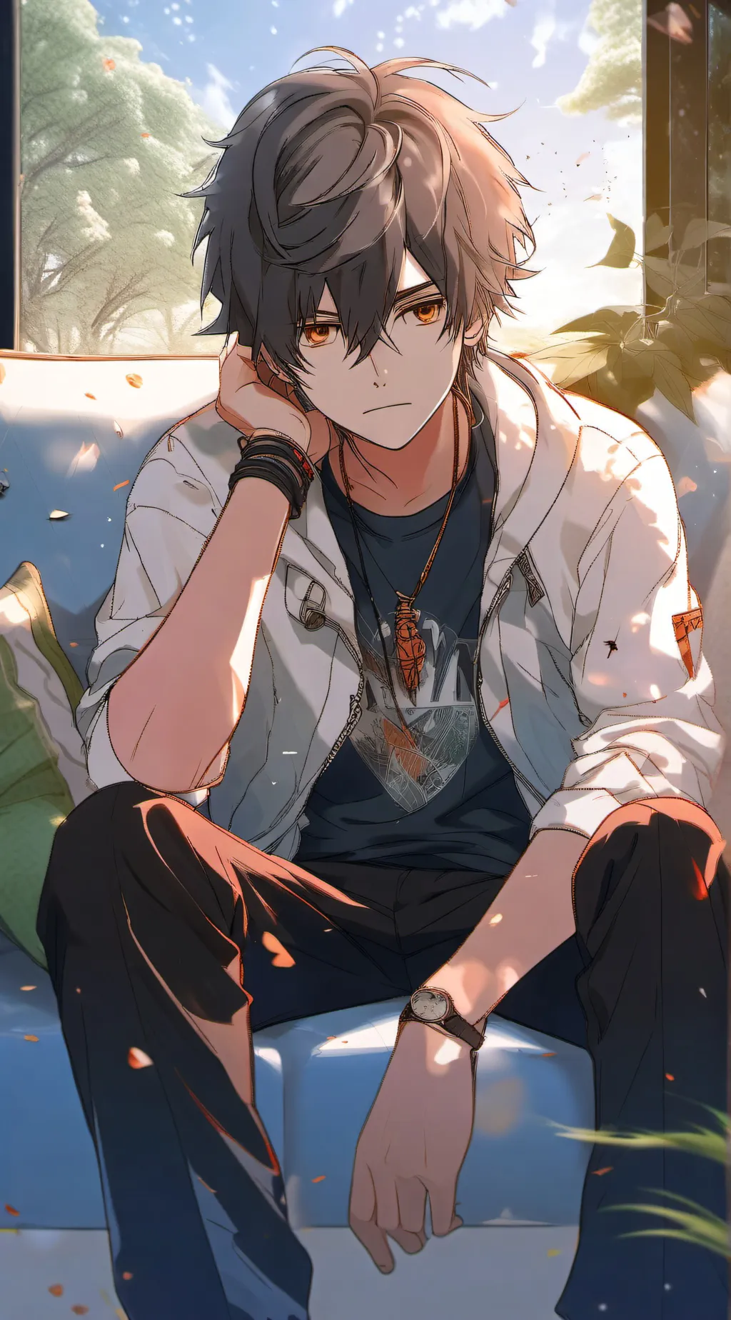 ai character: Evan/hard worker background