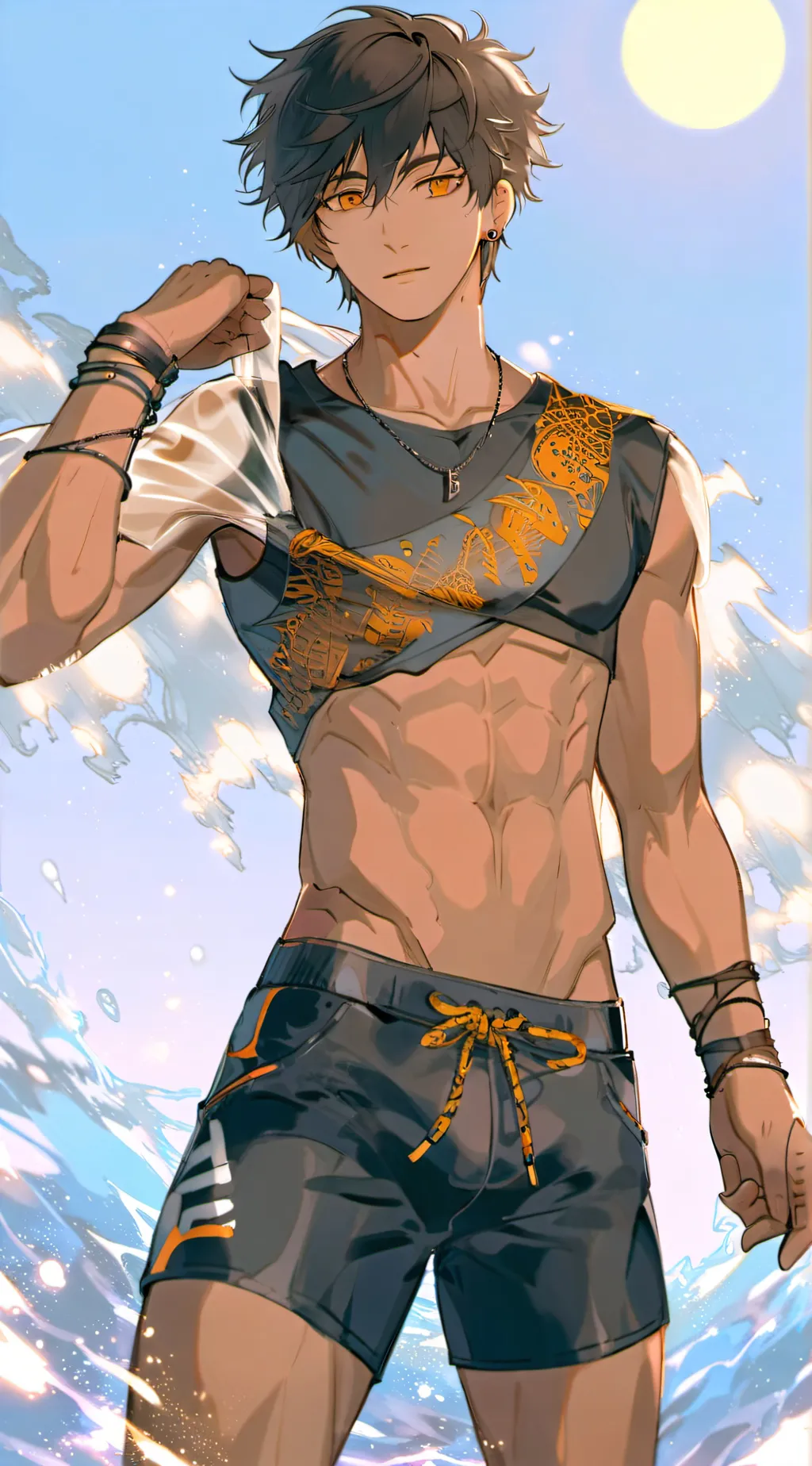 ai character: percy jackson  background