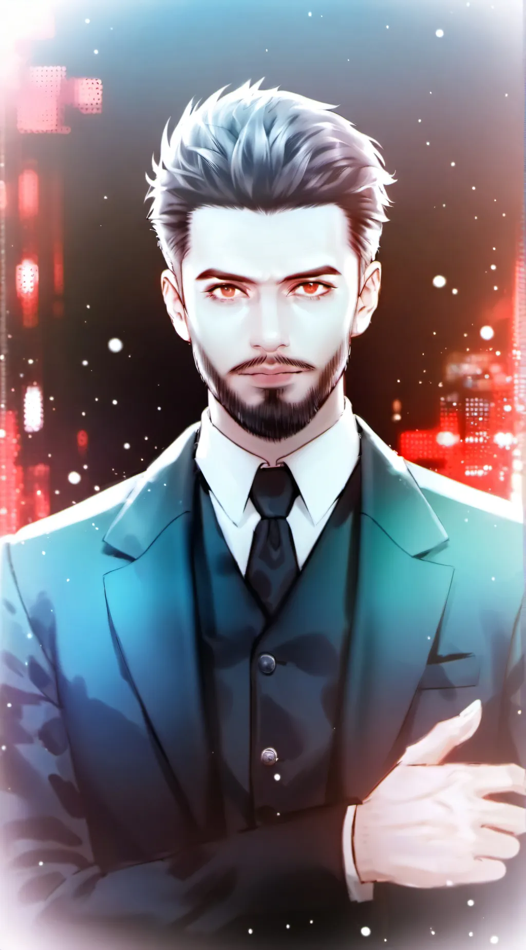 ai character: marcos Andrade  background