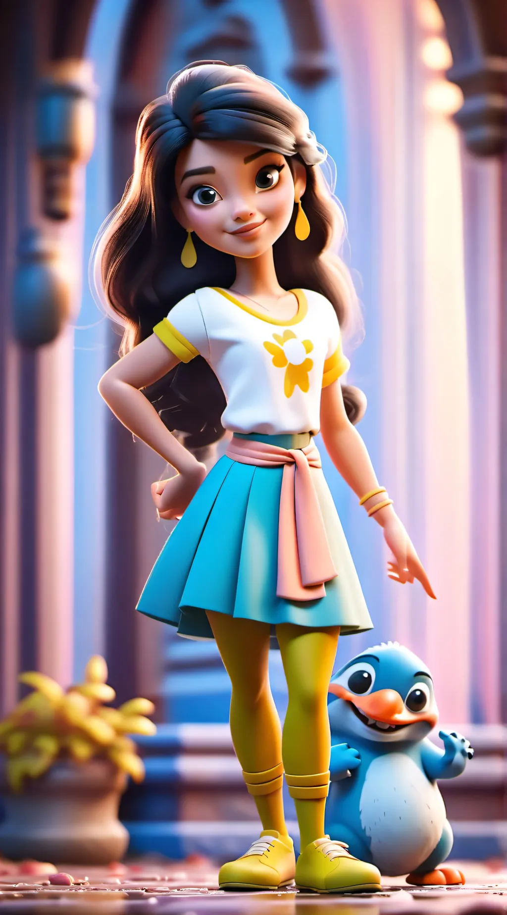 ai character: Amelia background