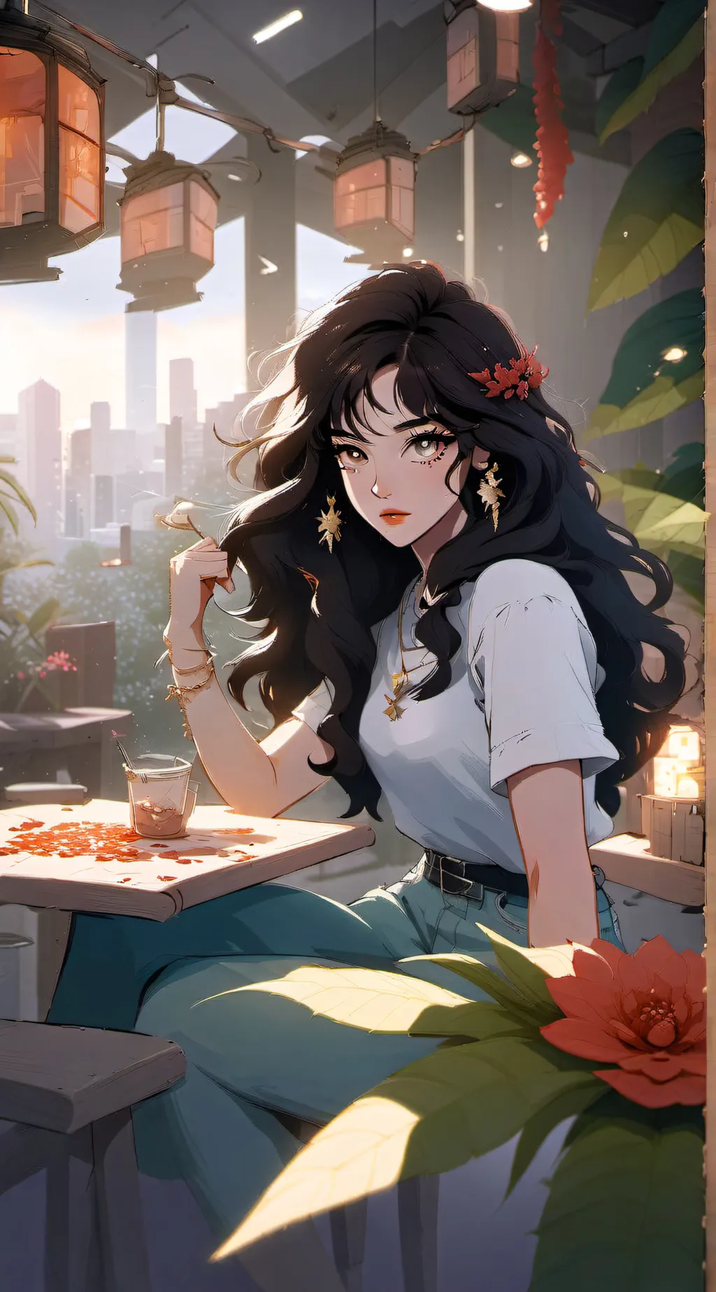 ai character: Stella background