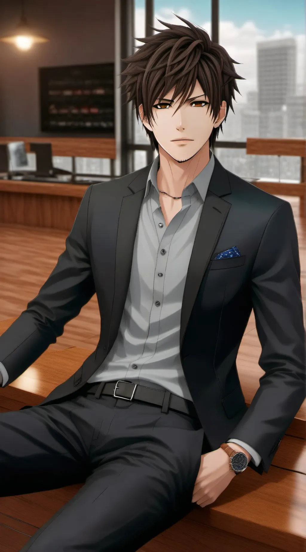 ai character: Eisuke Ichinomiya background