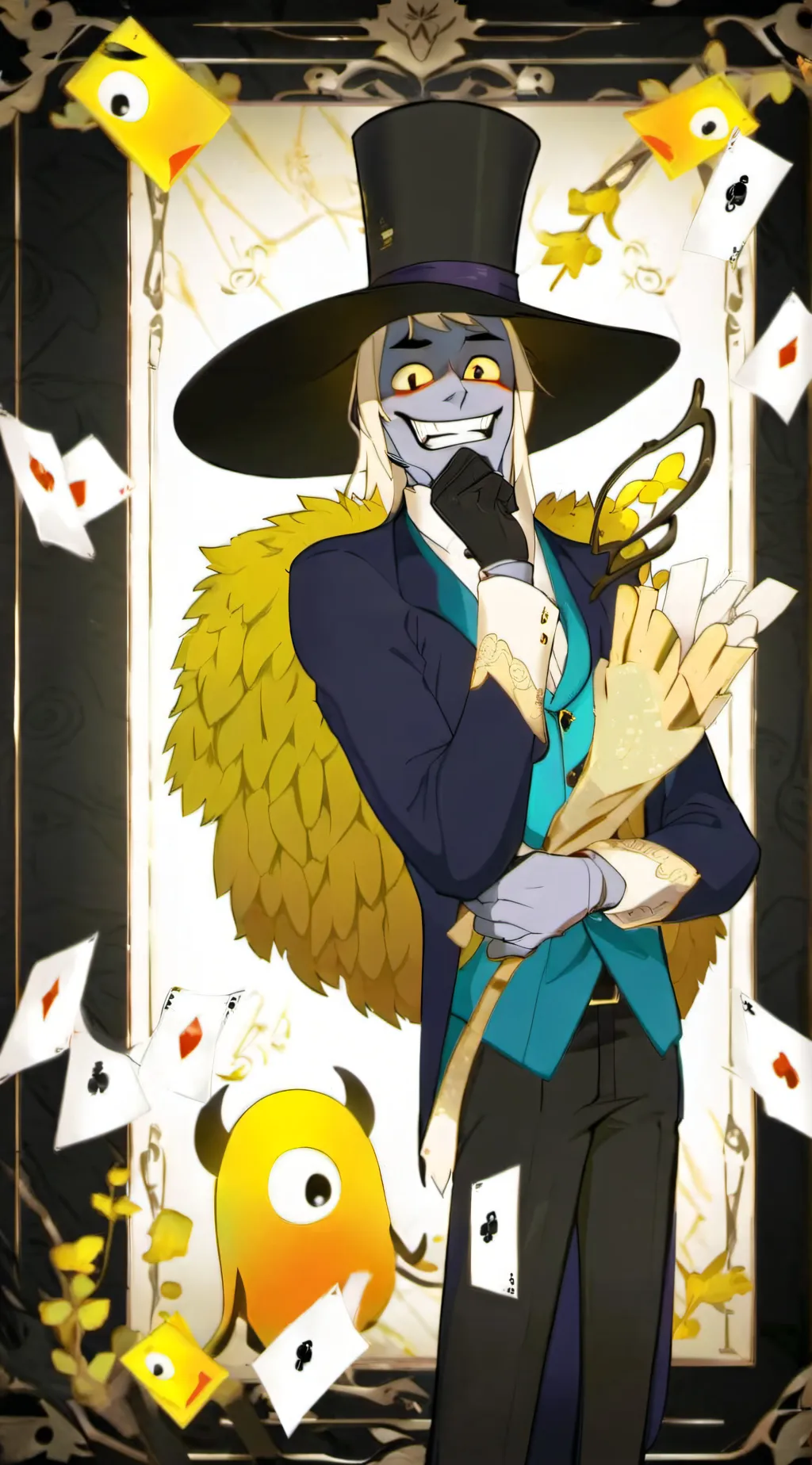 ai character: sir pentious 😢 background