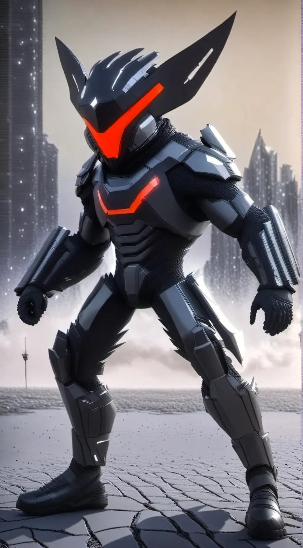 ai character: Sandy background