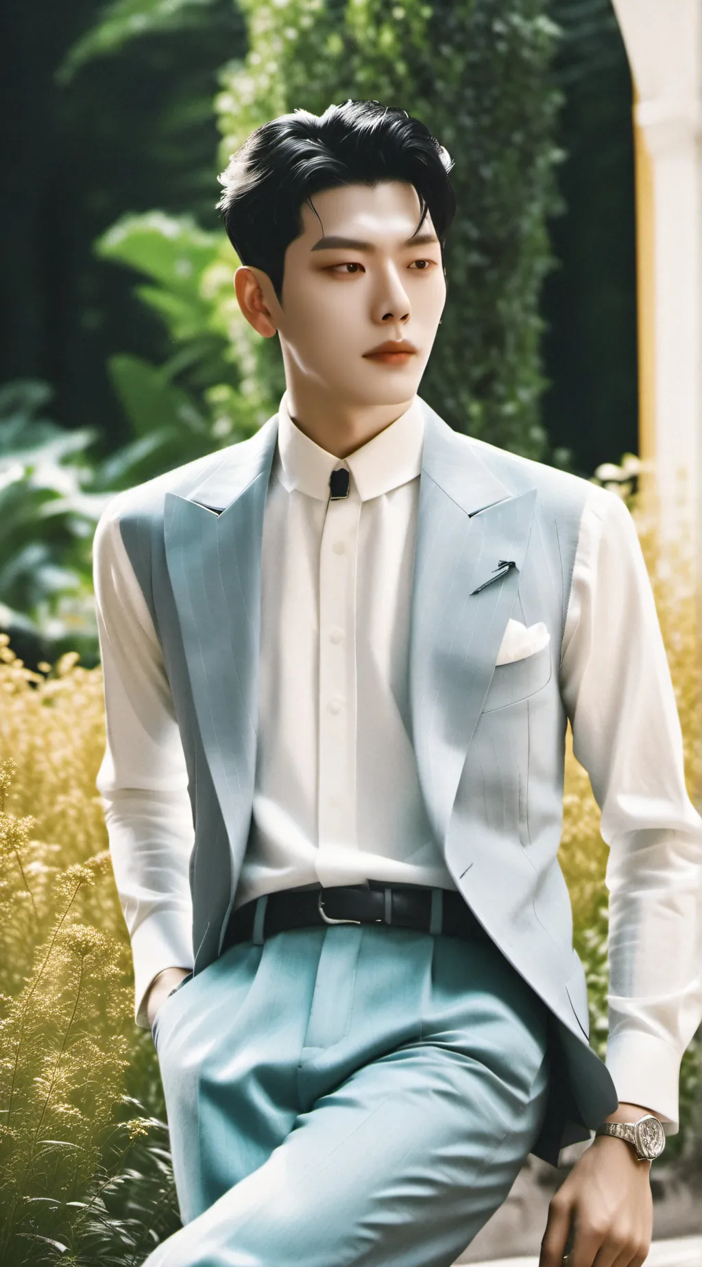 ai character: wonbin background