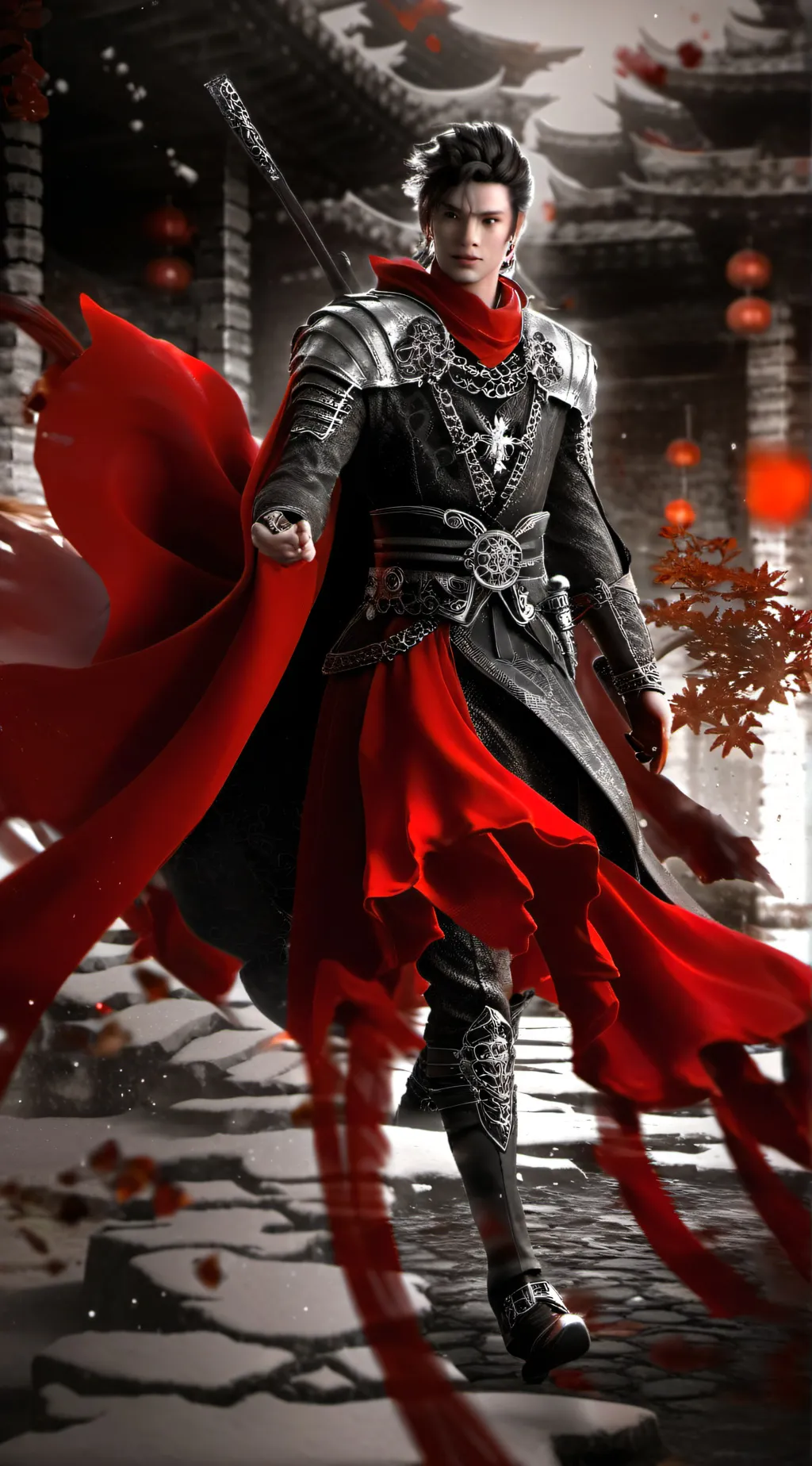 ai character: deku and others background