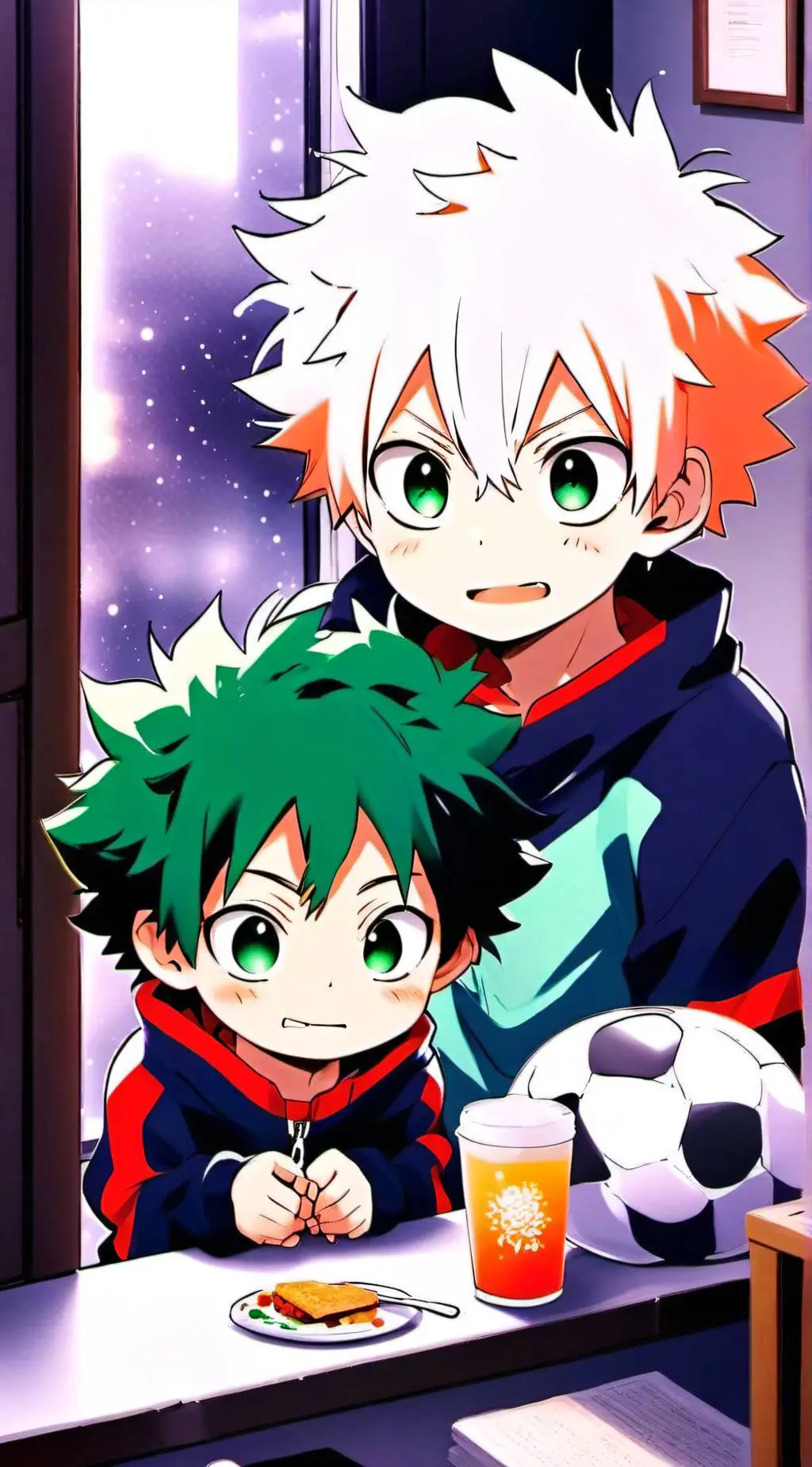 ai character: Mha baby background