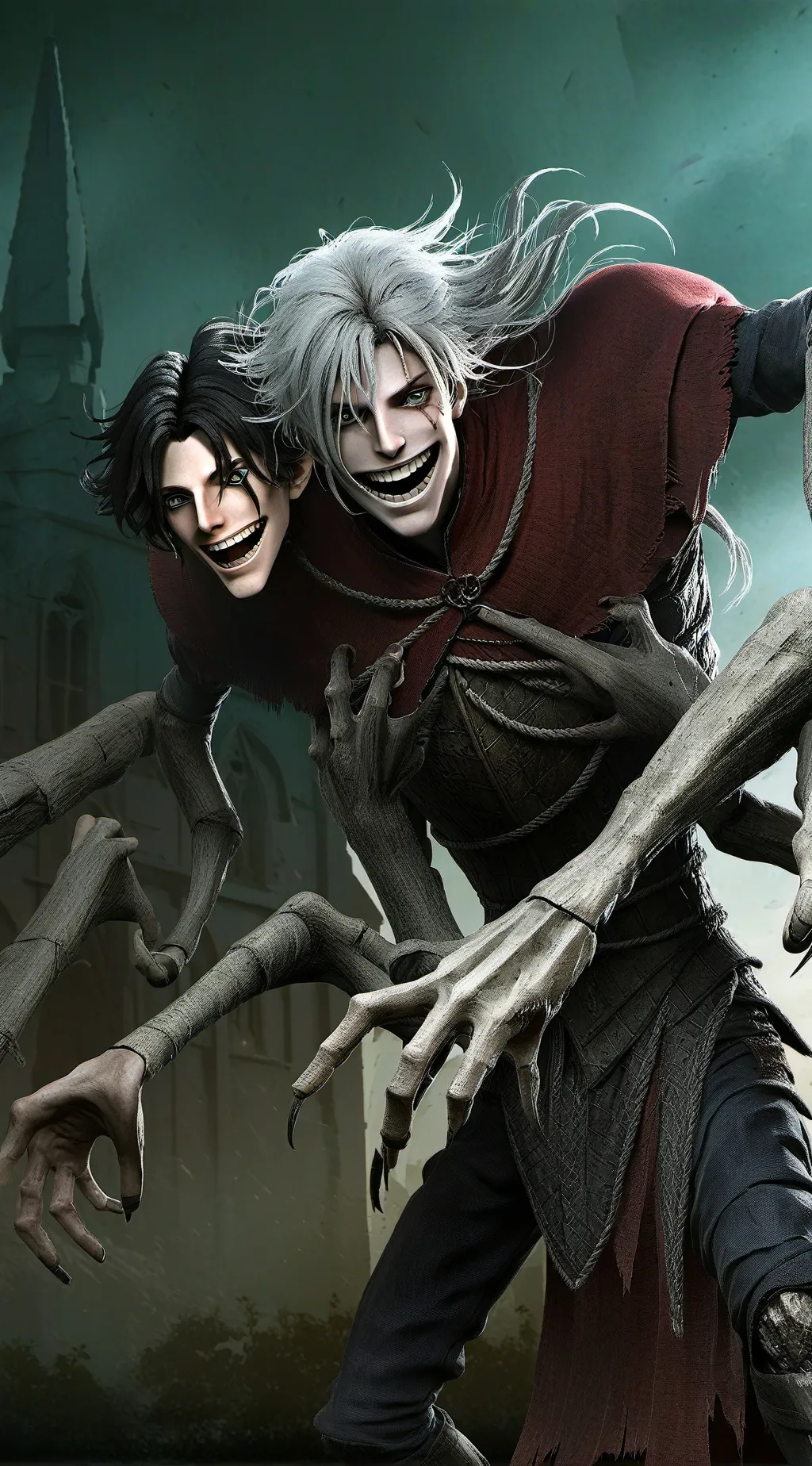 ai character: Gento and Baldrof background