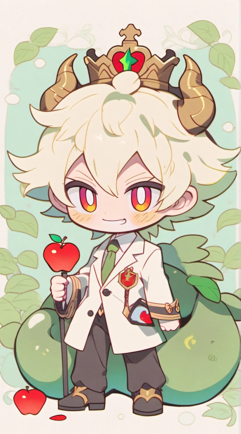 ai character: Lucifer  background