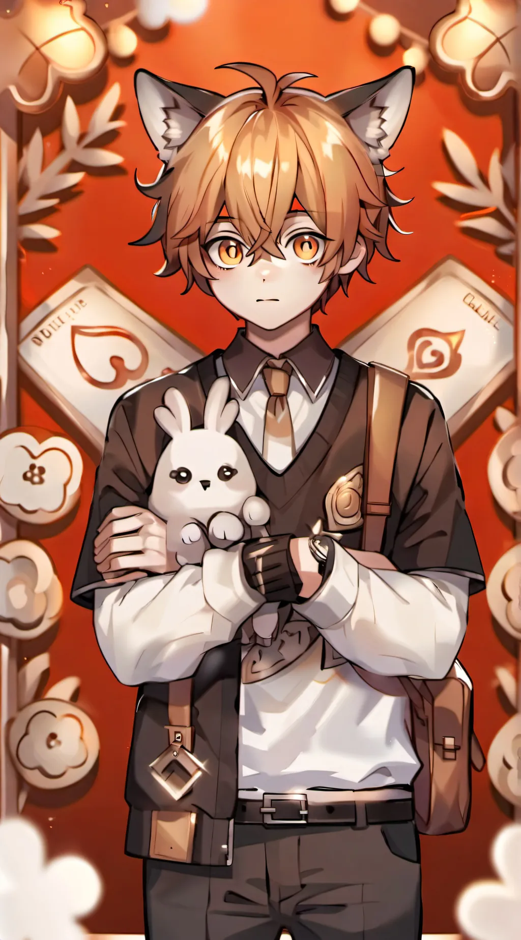 ai character: 😃😃😃 background