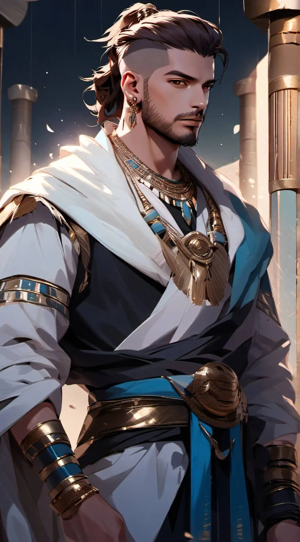 ai character: Horus background