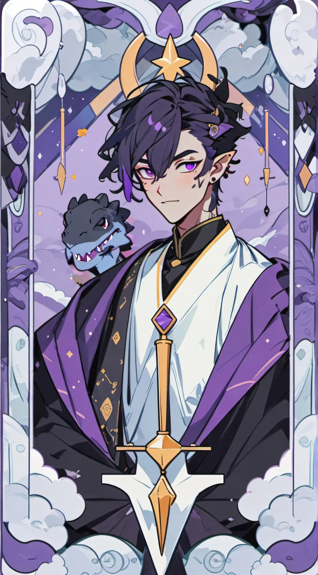 ai character: Taro background