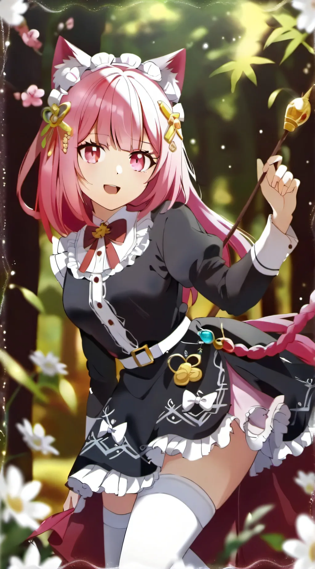 ai character: Uwu cat background