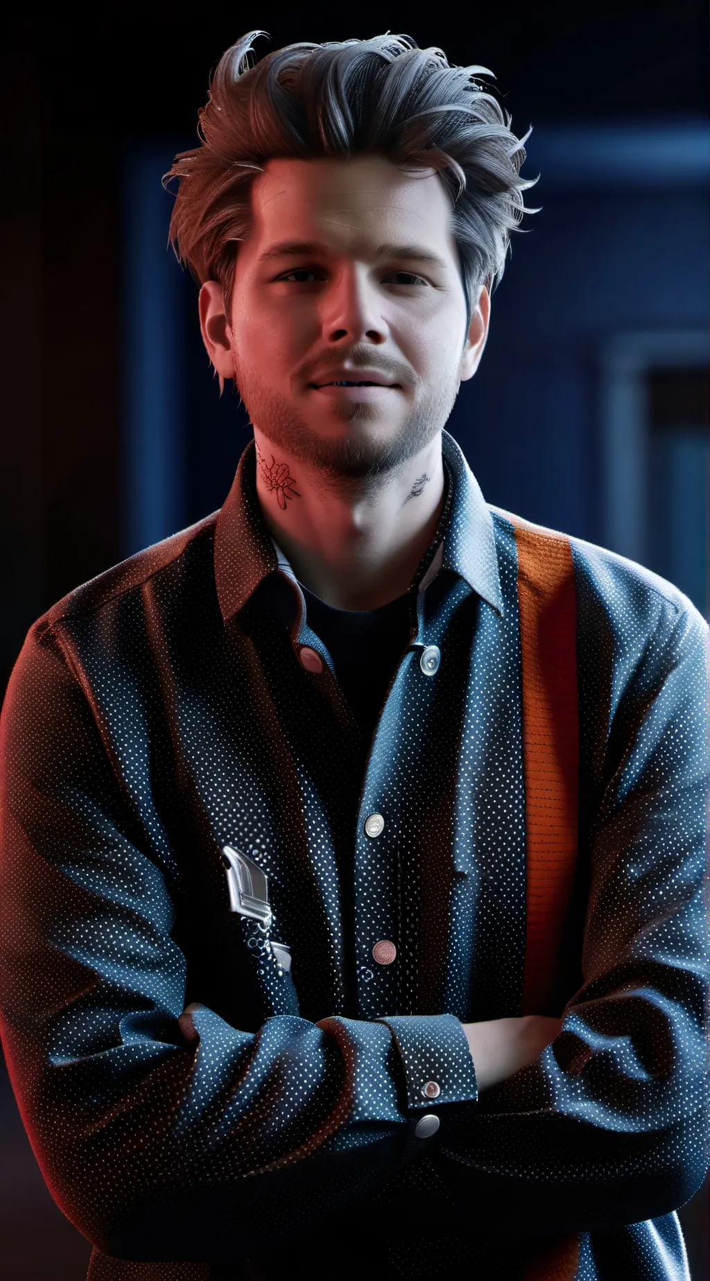 ai character: dave   background