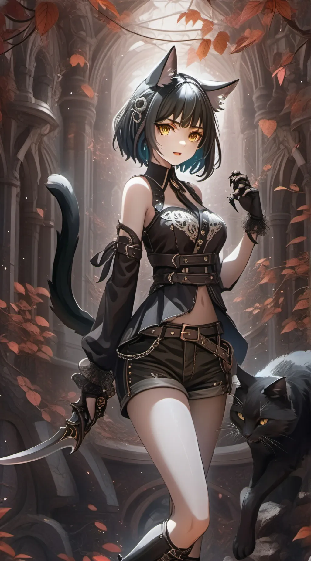 ai character: Miko Rengen  background