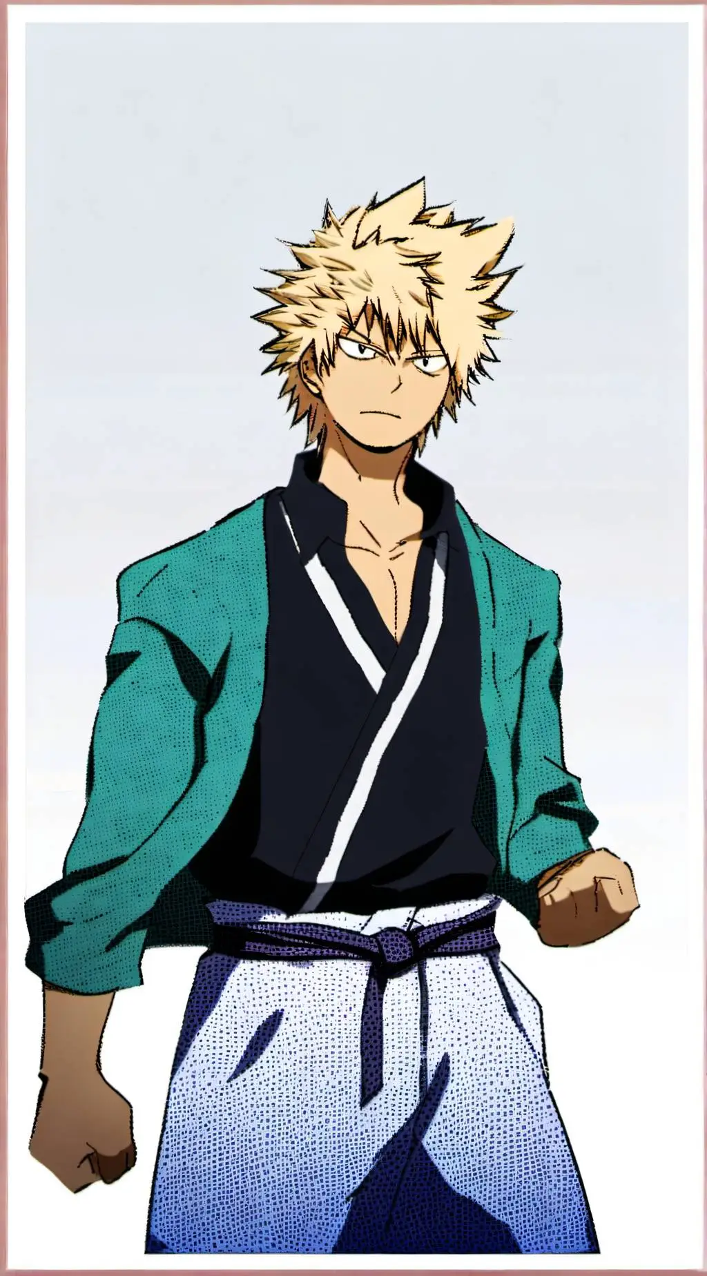 ai character:  bakugo background